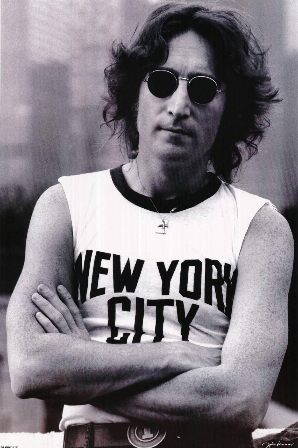 John Lennon New York City Music Art Poster Reprint 24 x 36
