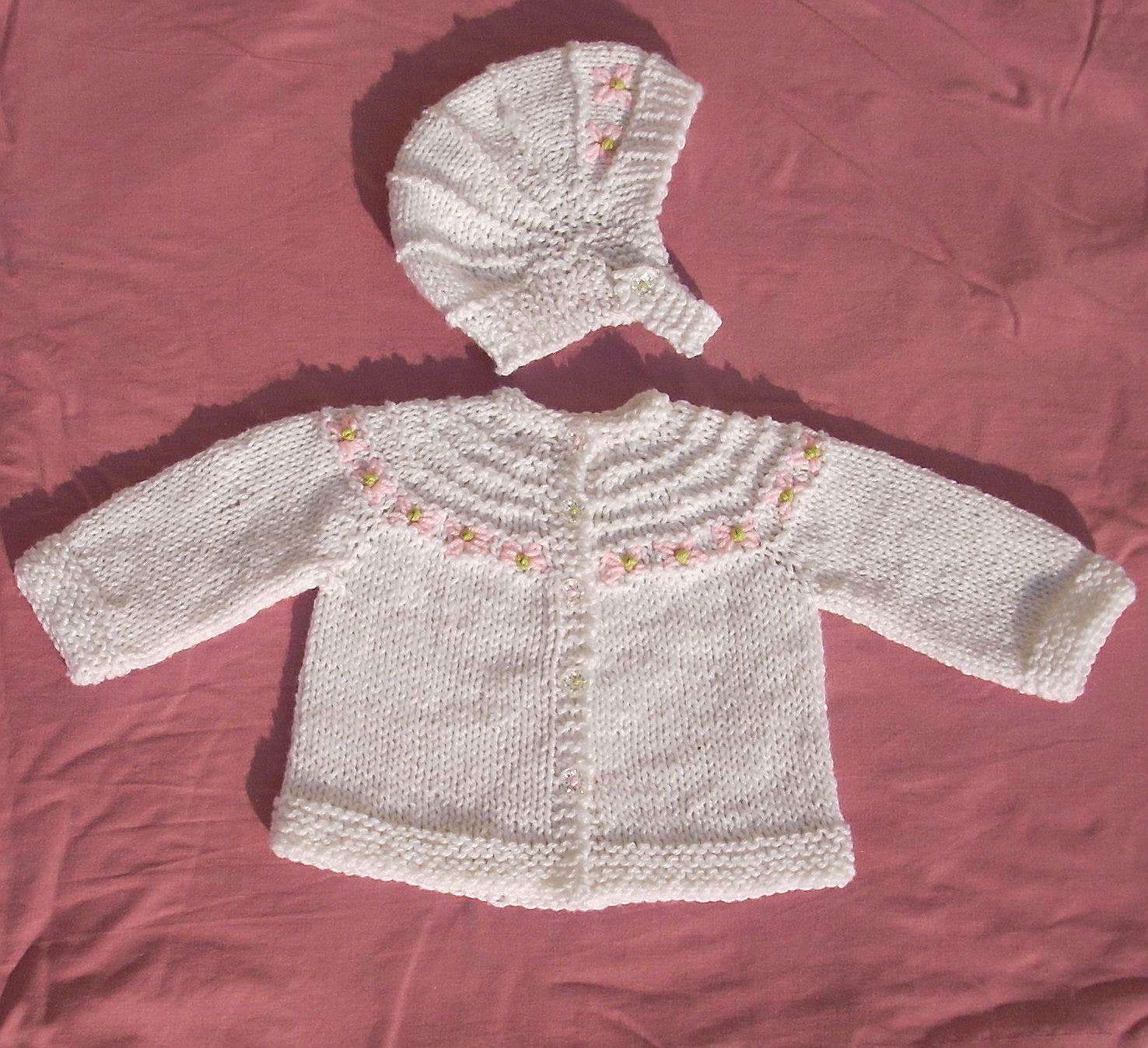 Crochet Baby Sweater - A Free Pattern