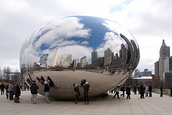 Die Bohne im Millennium-Park in Chicago © Cornelia Schaible