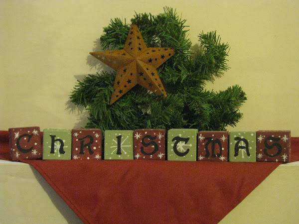 Christmas Blocks $15.00