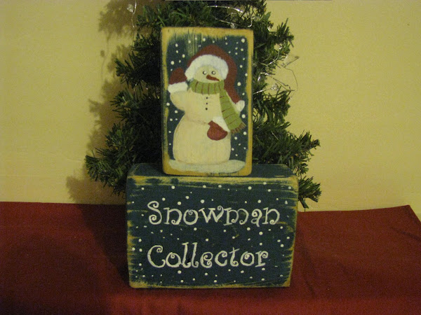 Snowman Collector Sill Sitter