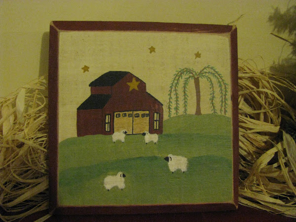 Primitive Barn wooden wall hanging $15.00