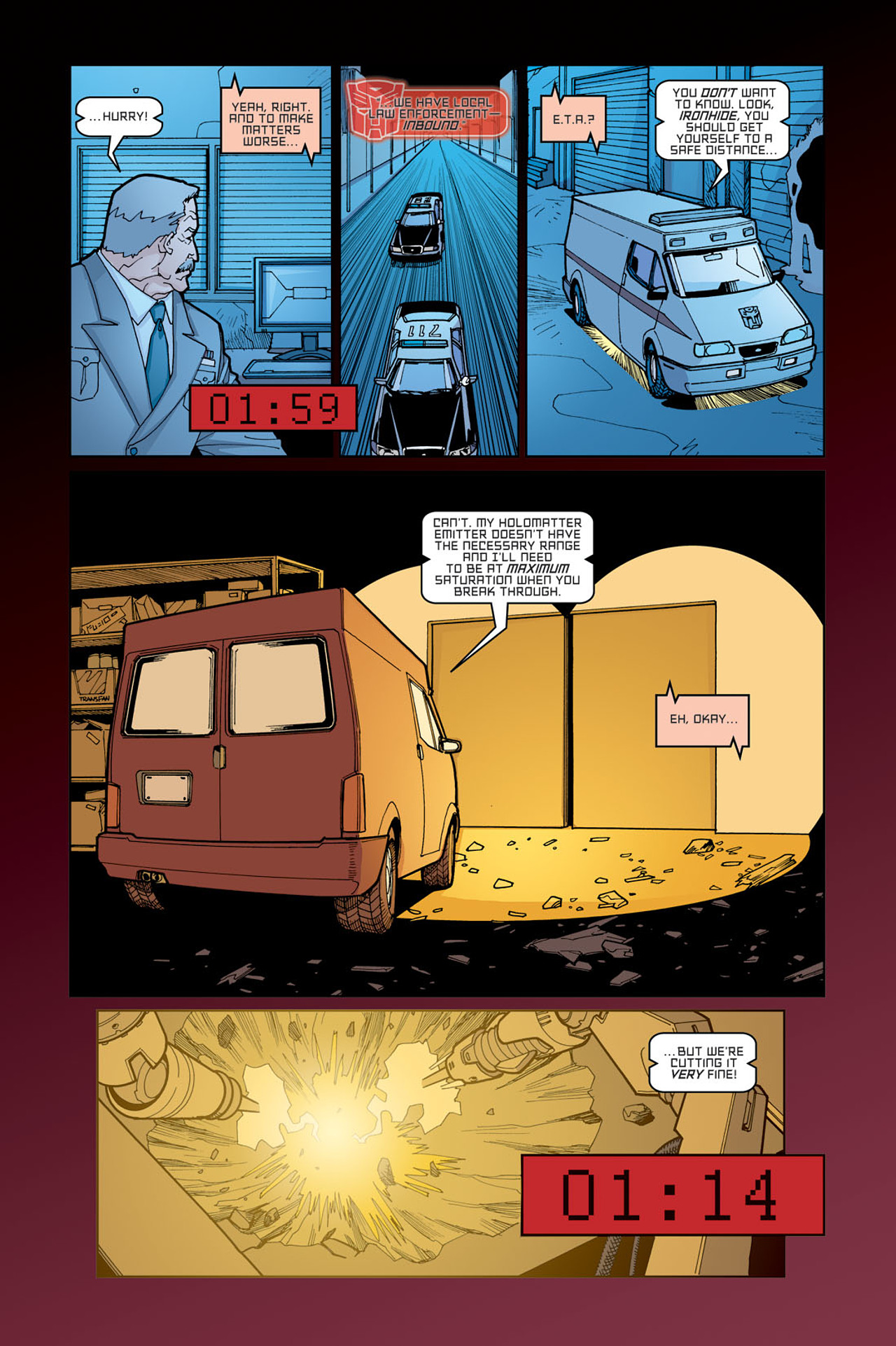 Read online The Transformers: Escalation comic -  Issue #6 - 13