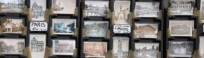 sena postales tipicas de Paris
