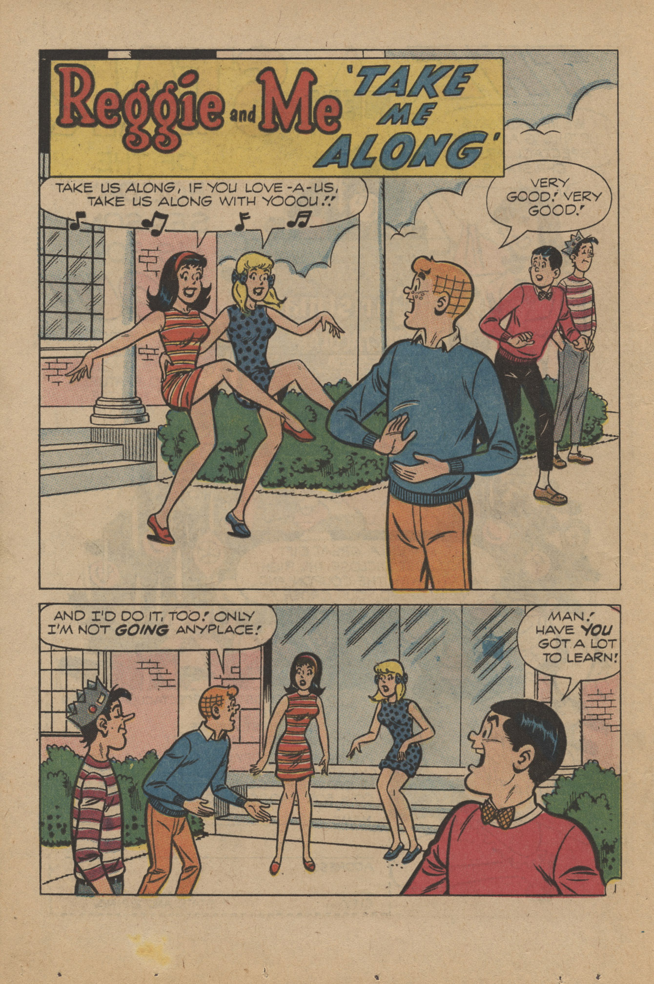 Read online Reggie and Me (1966) comic -  Issue #33 - 20