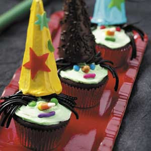 Wicked+Witch+Cupcakes
