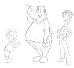 Cartoonists Draw Cartoon People