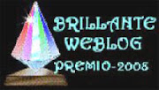 PREMIO "BRILLANTE WEBLOG".