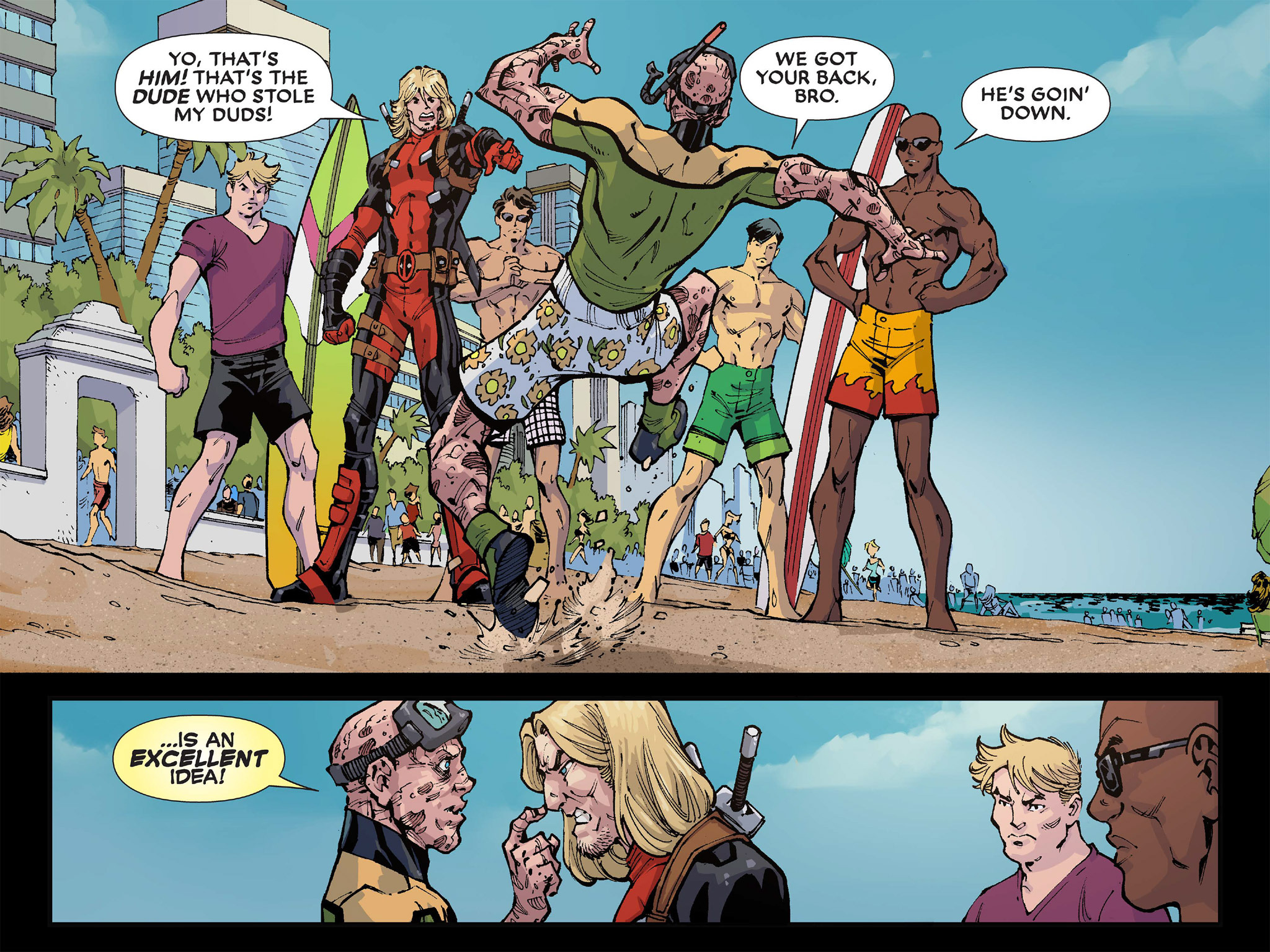 Read online Deadpool: Too Soon? Infinite Comic comic -  Issue #4 - 27