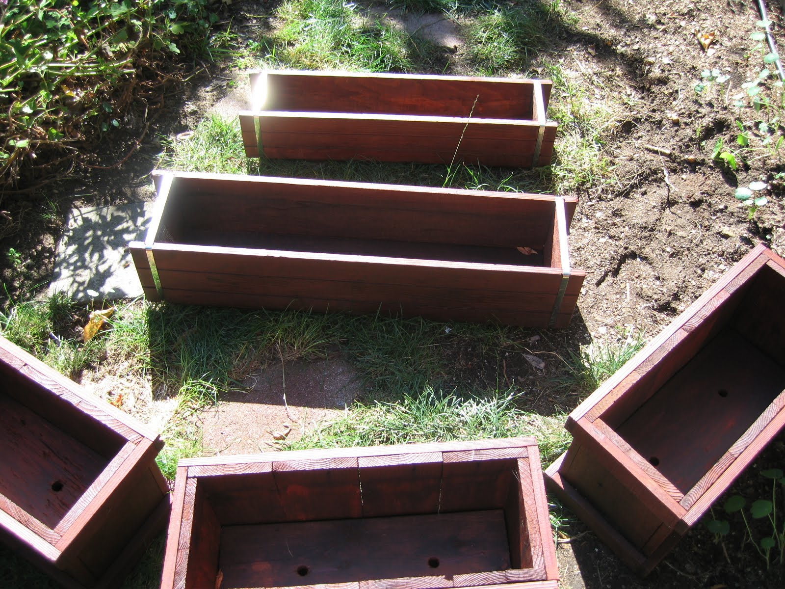 For Sale **SOLD** Redwood Planter Box Set 50