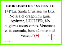 Exorcismo San Benito