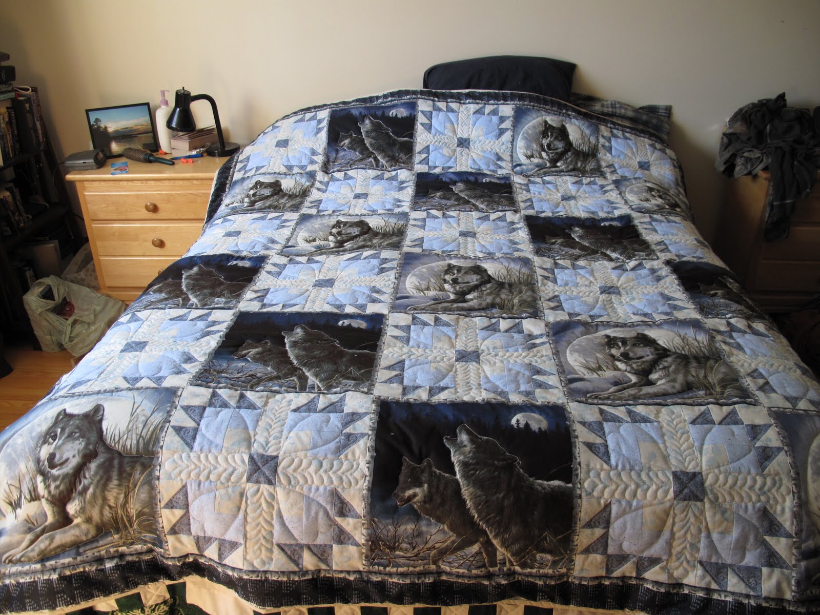By the Water: A Wolf Quilt