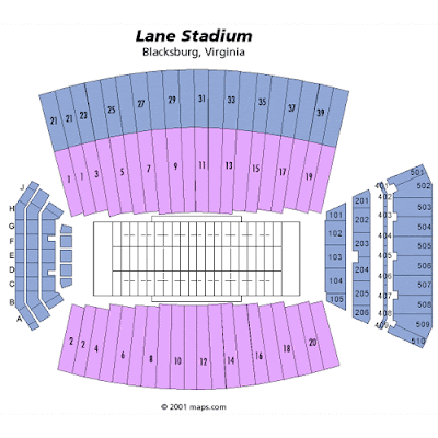 Husker Faithful Blacksburg Bound: Lane Stadium Seating Chart