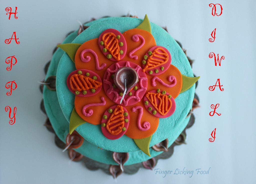 Finger Licking Food Diwali Cake