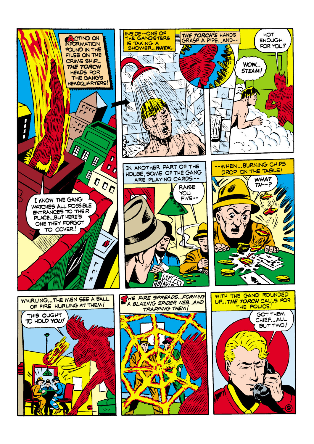 Read online The Human Torch (1940) comic -  Issue #4 - 32