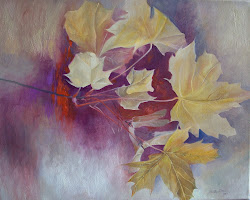 maple leaves painting oil marilyn miller studio