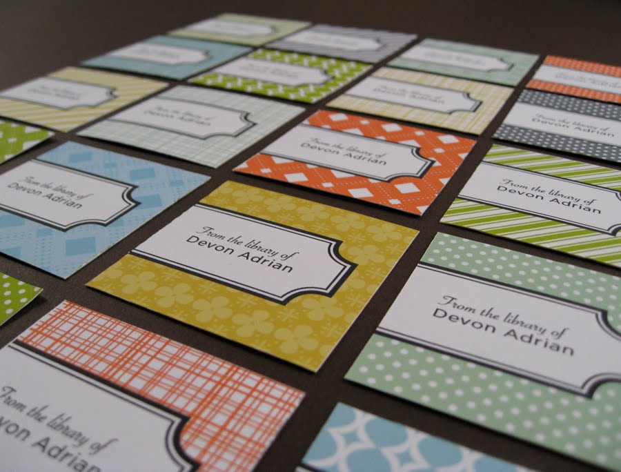 STELLA + HODGE: custom bookplates - great gift for book lovers on your ...