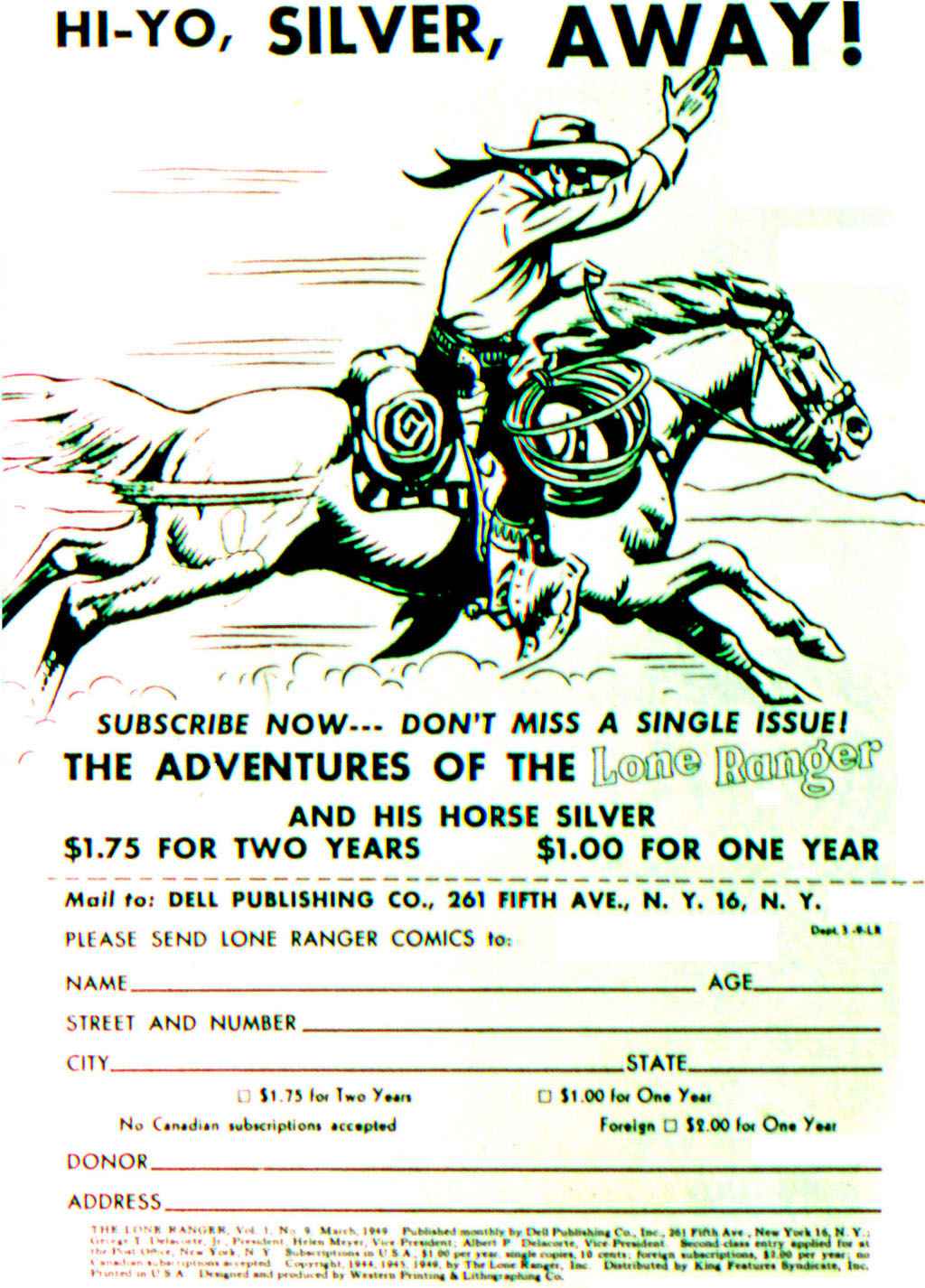 Read online The Lone Ranger (1948) comic -  Issue #9 - 2