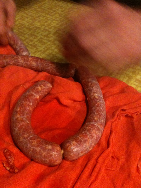 creating kobas sausage links