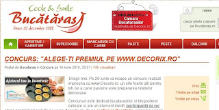 CE CONCURS NE-A PREGATIT bucataras.ro