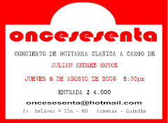CONCIERTO DE GUITARRA CON JULIAN ANDRES HOYOS