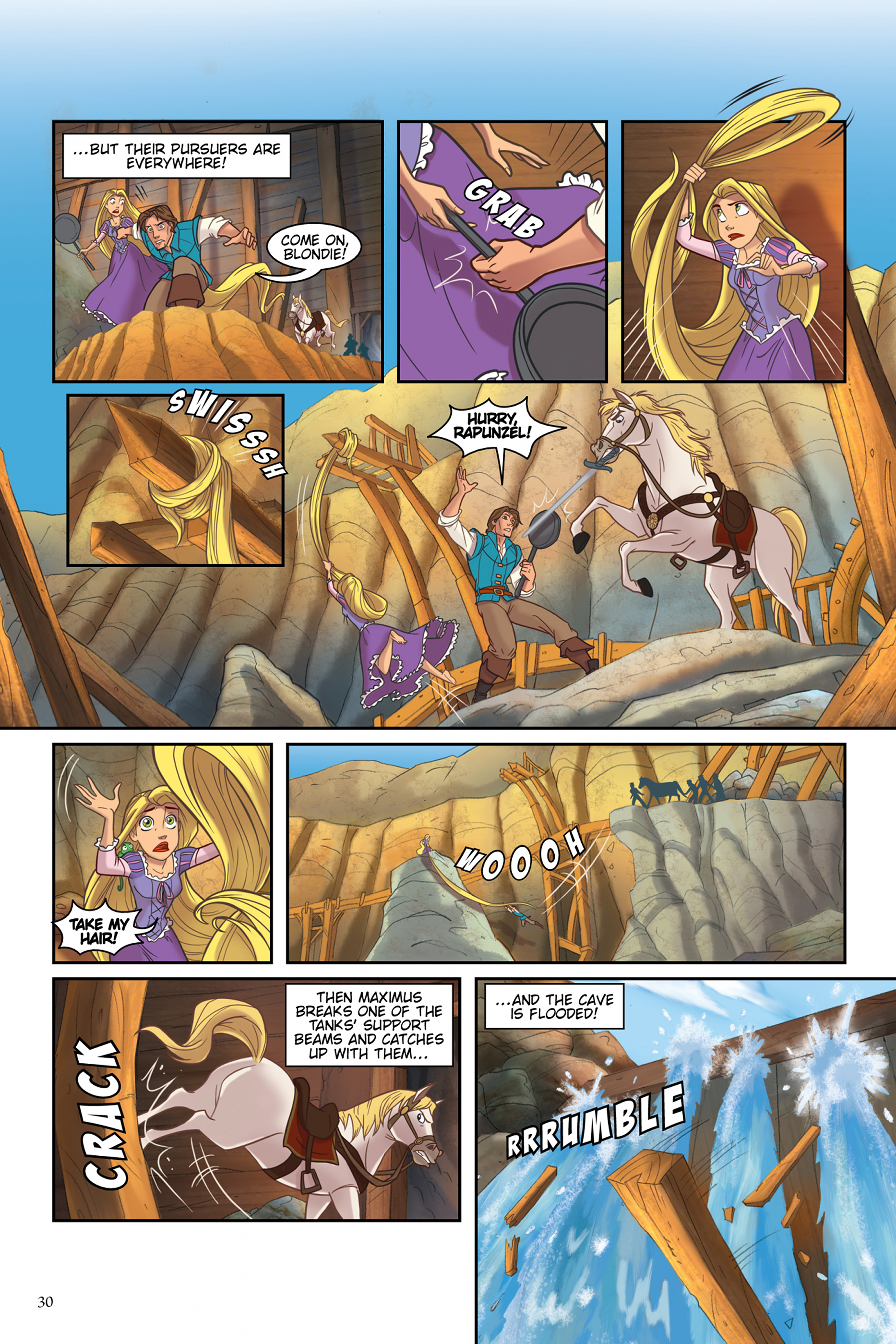 Read online Disney Tangled: The Story of the Movie in Comics comic -  Issue # Full - 32