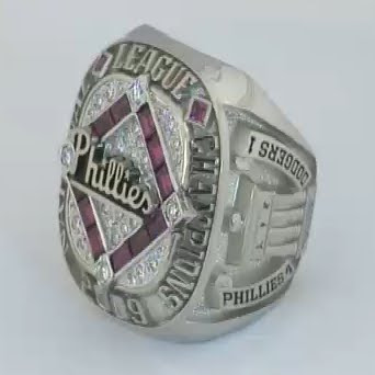 Rays' Zach Eflin receives his 2022 NL championship ring from Phillies