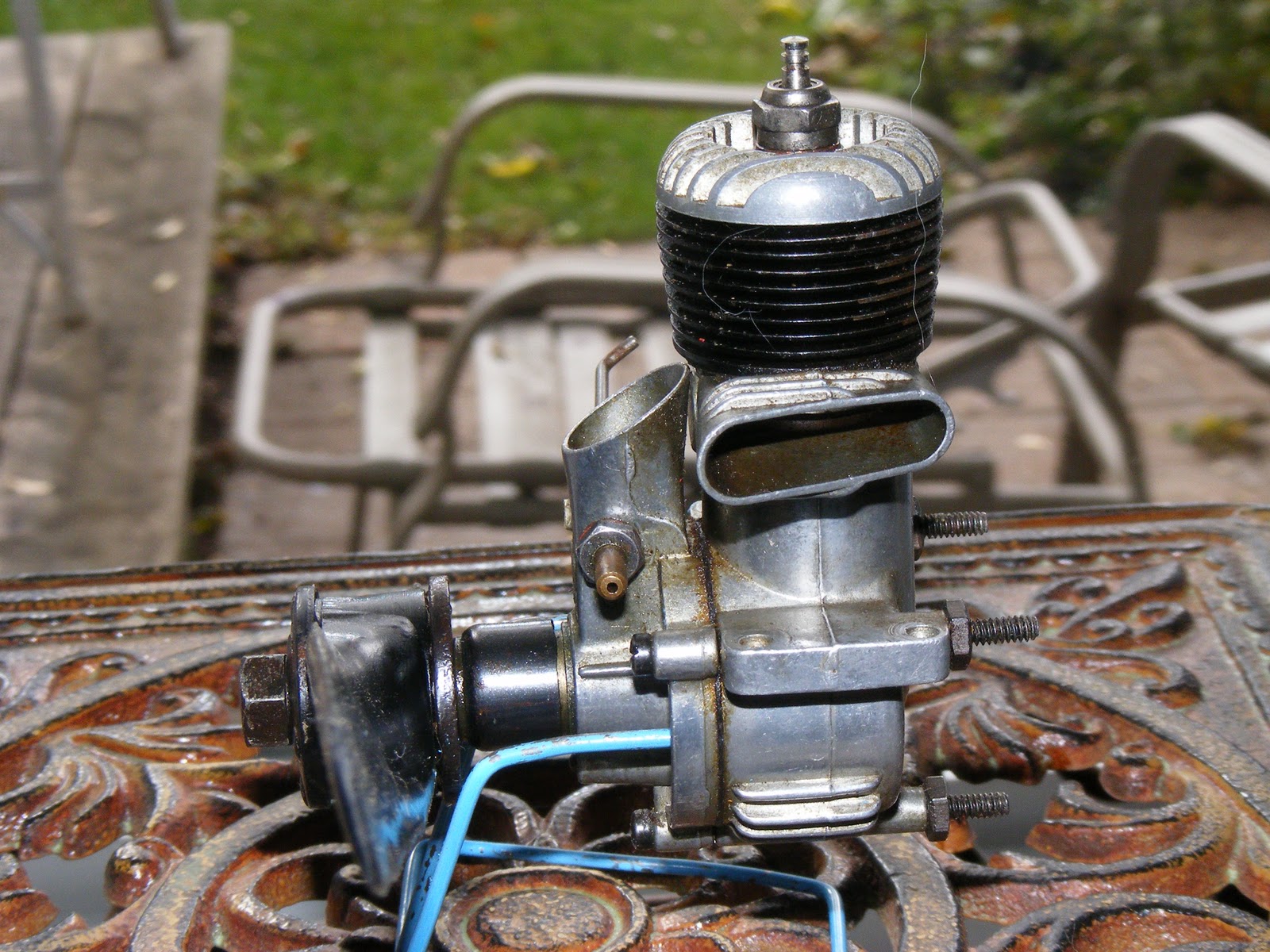 Vintage Model Airplane Engines Running: O&R 23 Deluxe Antique Model