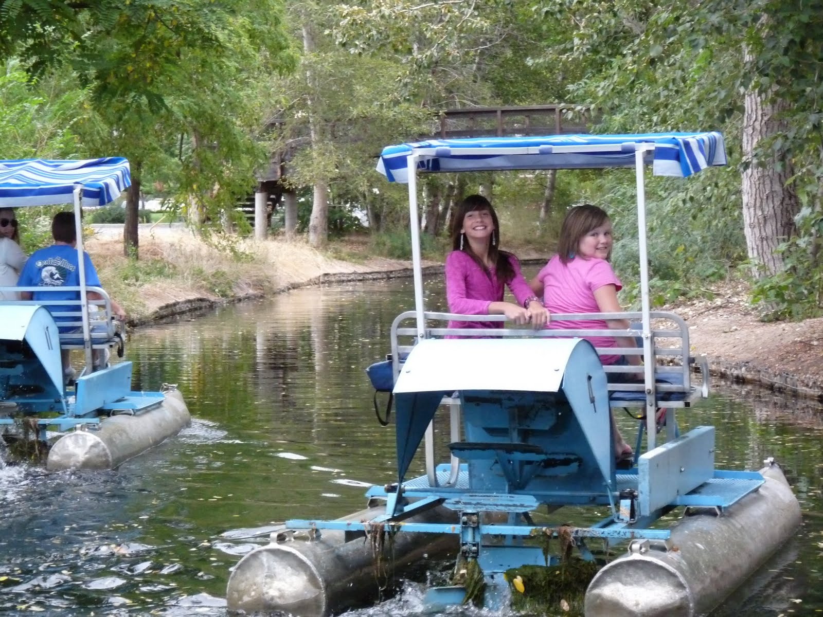 The Boise Smiths Paddle Boats at Julie Davis Park