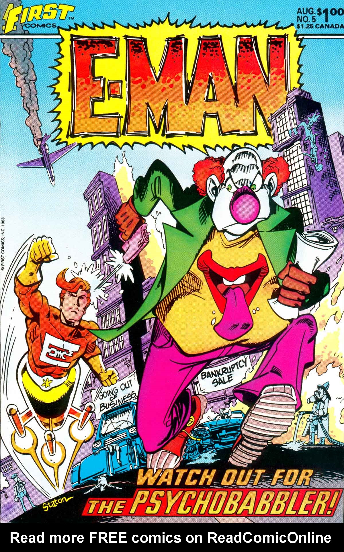Read online E-Man (1983) comic -  Issue #5 - 1