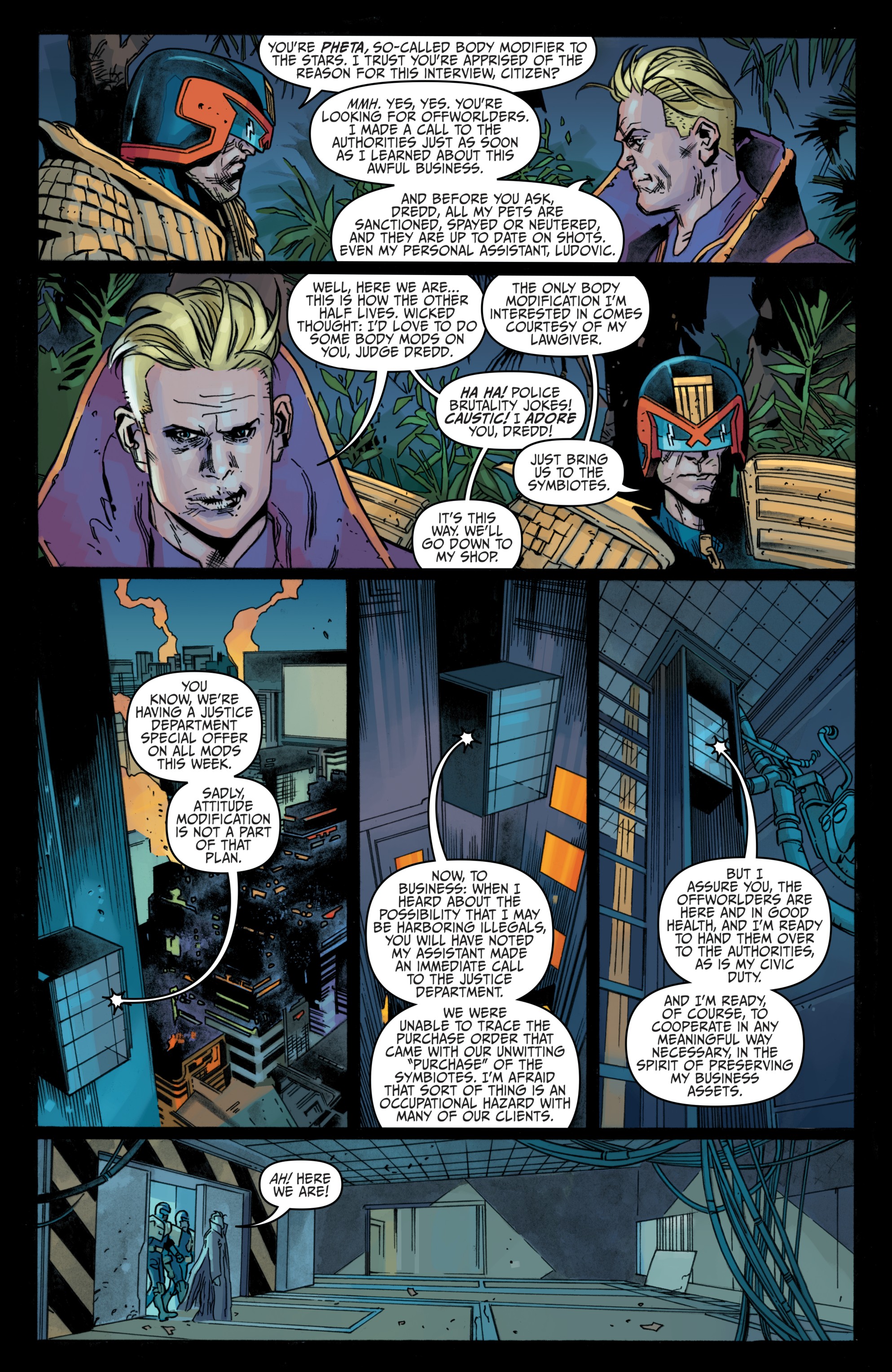 Read online Judge Dredd: Toxic comic -  Issue #3 - 7
