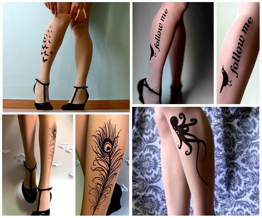 *These tattoo socks from etsy