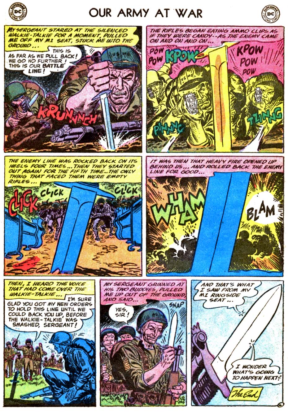 Read online Our Army at War (1952) comic -  Issue #54 - 32