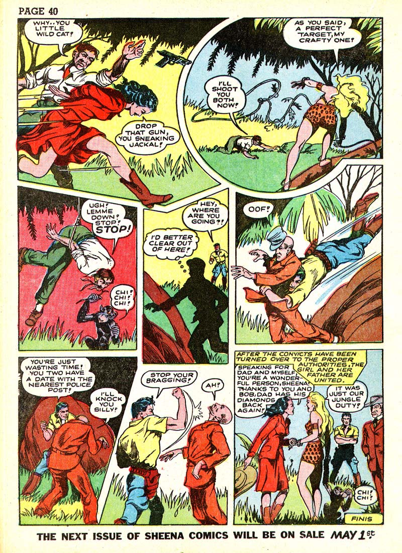 Read online Sheena, Queen of the Jungle (1942) comic -  Issue #3 - 43