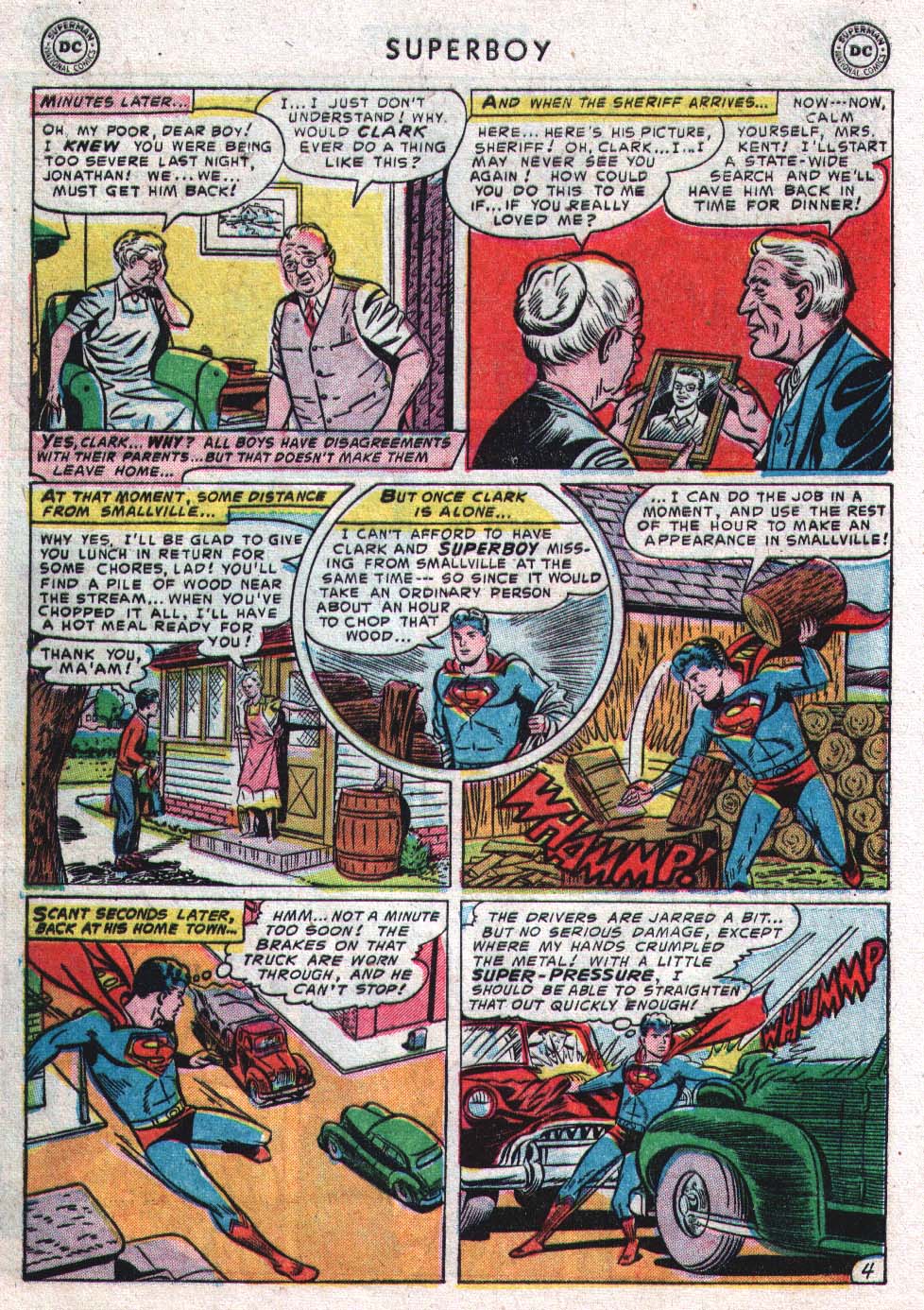 Read online Superboy (1949) comic -  Issue #27 - 29