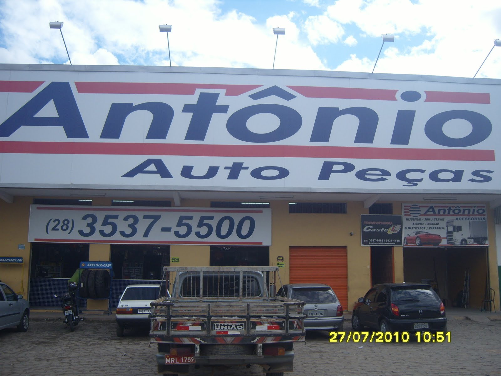 Trabalhos com a Fania: Antonio Auto peças no Espírito Santo.