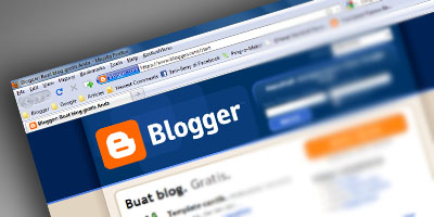 Halaman utama Blogger.com