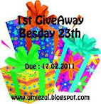 @17 feb : 1st GiveAway Besday 23rd