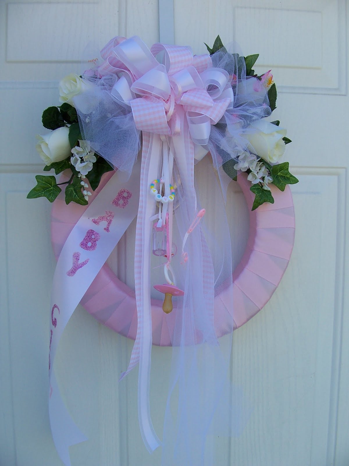 Custom Created Baby Wreaths for Hospital Doors and More