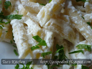 Penne quattro formaggi