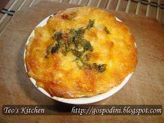 Sufle de paste cu pui (bebe)