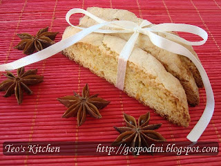 Biscotti cu anason si portocala