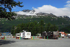 RV Parked In Valdez, Alaska