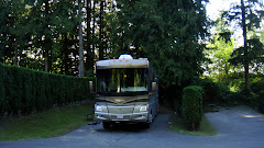 Parked at the Camperland RV Resort in Rosedale, BC
