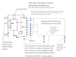 Knight Rider Led Scanner Project Electronic Projects: Knight Rider Scanner Circuit