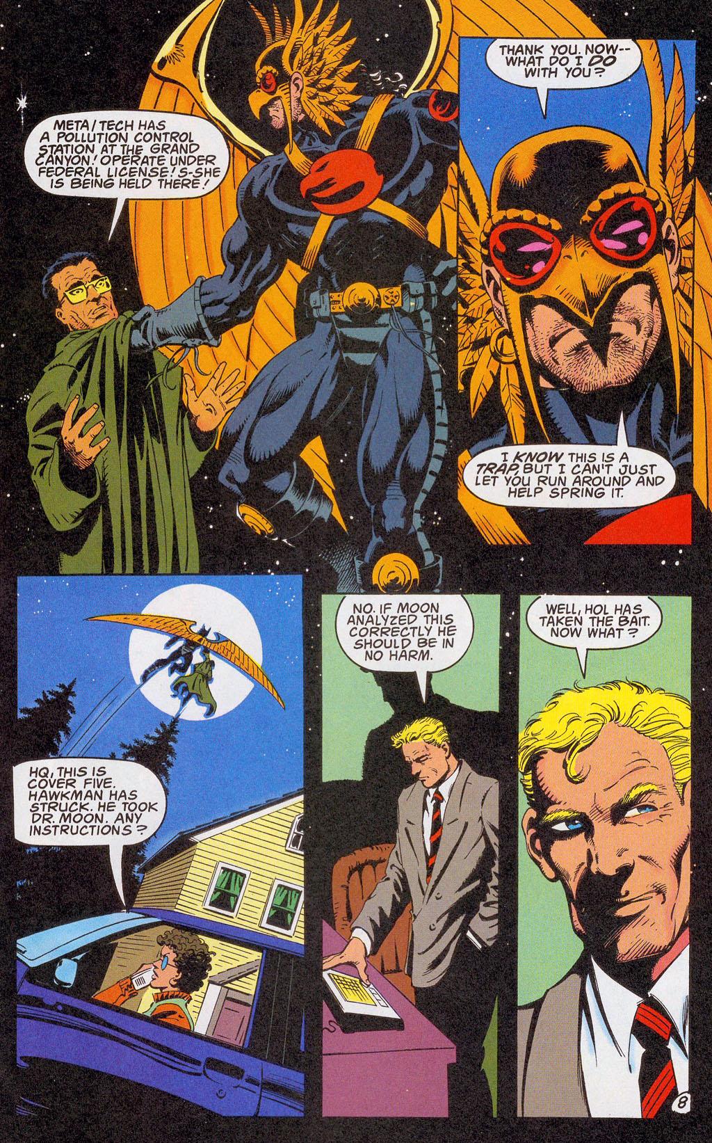 Hawkman (1993) Issue #3 #6 - English 9