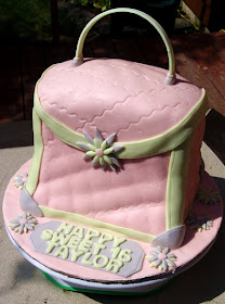 The Moon Muse Blog: Happy Sweet Sixteen- Purse Cake