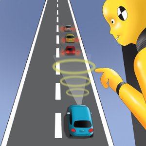 4) Emergency Braking (EBR) - avoid crashing into vehicle in front
