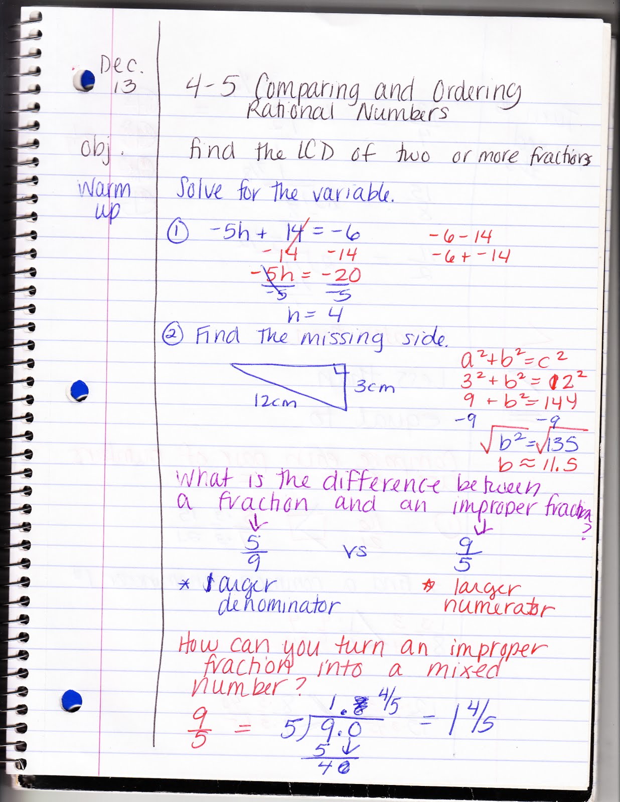 Ms jean s algebra readiness blog 4 5 comparing and ordering rational 