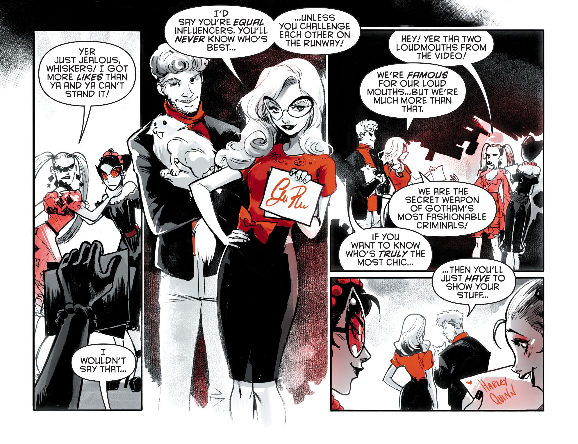 Read online Harley Quinn Black   White   Red comic -  Issue #2 - 13